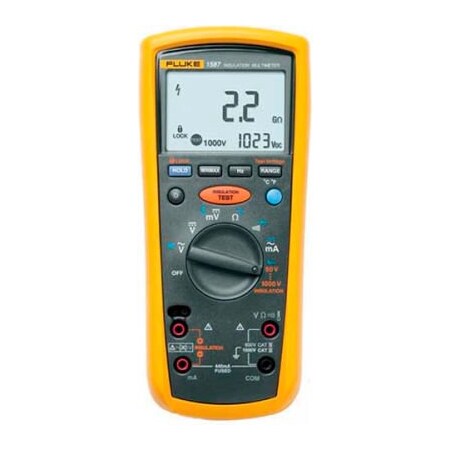 FLUKE 1587T Insulation Multimeter for Telecom w/K-Type Thermocouple FLUKE-1587 T